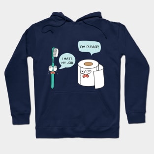 I hate my job funny Hoodie